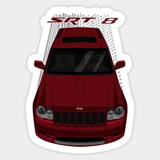 Jeep Grand Cherokee SRT 8 2006 - 2010 - Red Rock Sticker